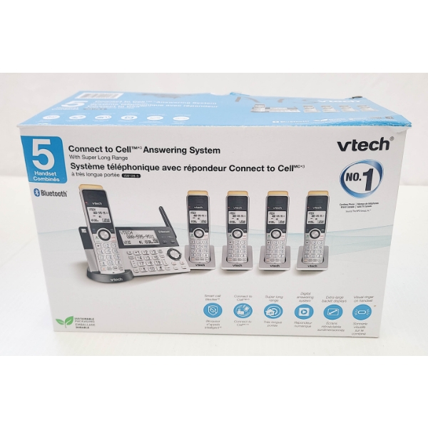 VTECH 5 HANDSET TELEPHONE ANSWERING SYSTEM