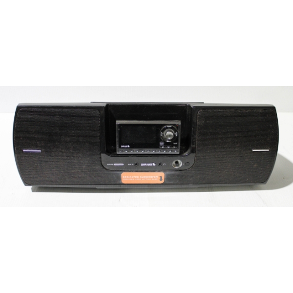 SIRIUS XM RADIO & PORTABLE SPEAKER SYSTEM