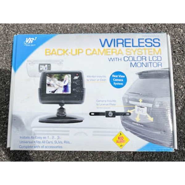 NEW VR3 WIRELESS BACK-UP CAMERA SYSTEM W/ COLOR LCD MONITOR