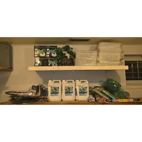 CONTENTS OF 2 SHELVES 