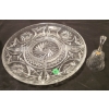 Image 1 : DIVIDED PINWHEEL CRYSTAL SERVING DISH