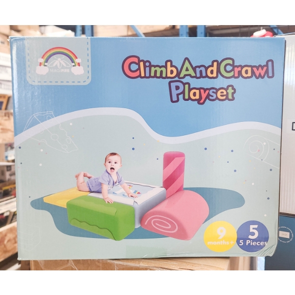 NEW 5PC CLIMB & CRAWL INFLATABLE PLATSET