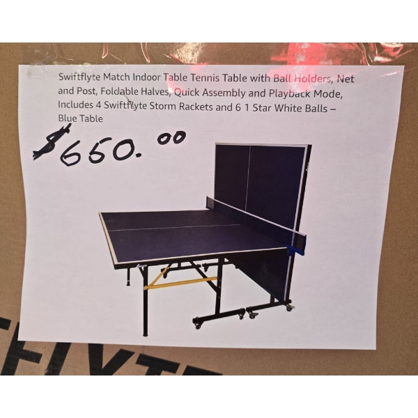 INDOOOR TABLE TENNIS TABLE WITH BALL HOLDERS