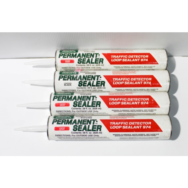 4 RUSCO PERMANENT TRAFFIC LOOP SEALANT 974 - GREY