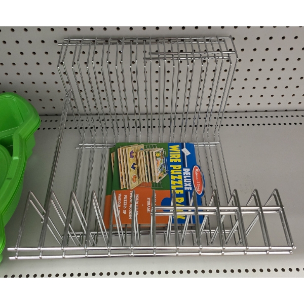 TWO DELUXE WIRE PUZZLE RACKS