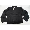 Image 1 : 2 BLACK CHEF WEAR JACKETS - SIZE MEDIUM