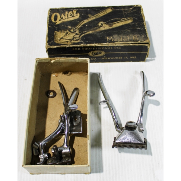 VINT. JOHN OSTER HAIR CLIPPERS IN ORIGINAL BOX