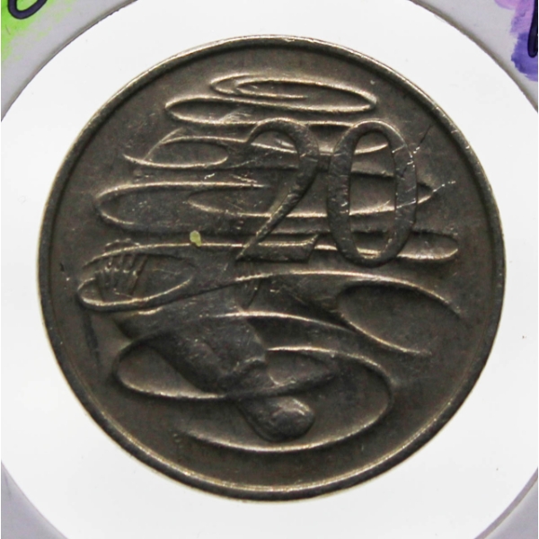 1967 AUSTRALIA SILVER 20 CENT COIN