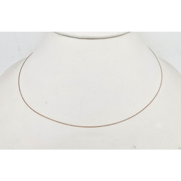 10K ROSE GOLD 20" NECKLACE 