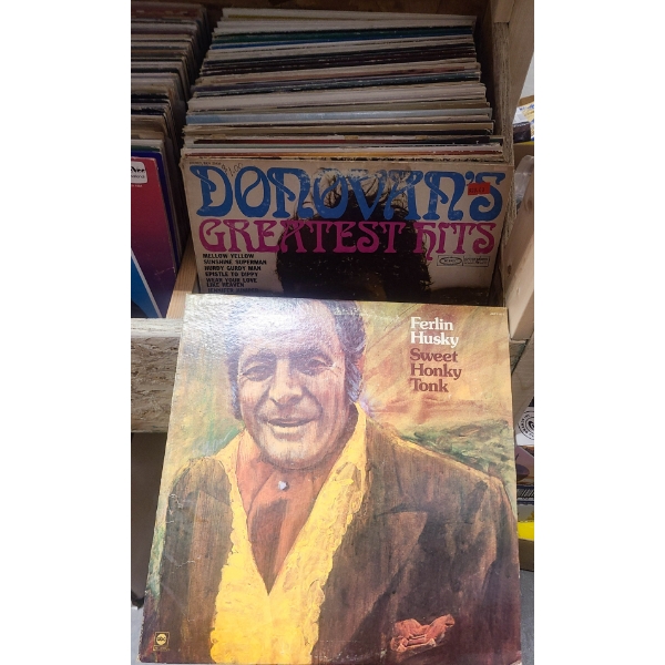 50+ VINTAGE ESTATE LP RECORDS FERLIN HUSKY ETC.