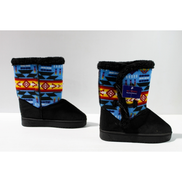 NEW WOMEN'S NU TRENDZ BOOTS - SOUTHWEST DESIGN - BLUE