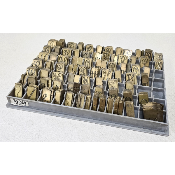UPRIGHT SCRIPT LETTER AND NUMBER BLOCK 