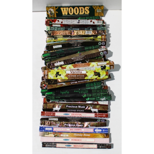 40BXS ASST. INCENSE STICK - WOODS ETC.