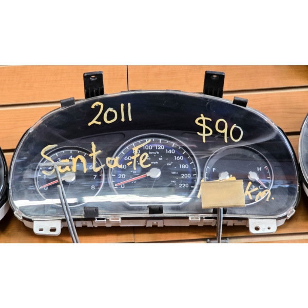 SALVAGE DASHBOARD FOR 2011 SANTA FE