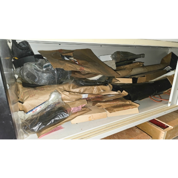 ALL PARTS, ACCESSORIES AND ITEMS IN SHELF