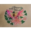 Image 1 : "ALWAYS IN OUR HEARTS" GLASS BIRD BATH