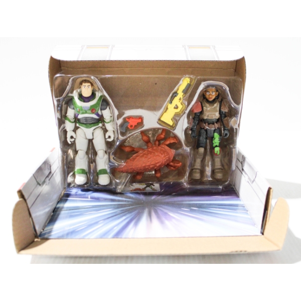 NEW DISNEY PIXAR BUZZ LIGHTYEAR SPACE RANGER FIGURE SET