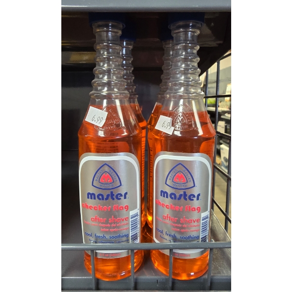 FOUR MASTER CHECKER FLAG AFTER SHAVE - 8FL OZ. PER