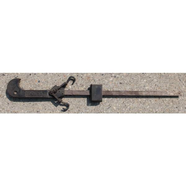 VINT. 100LBS MORSE SLIDE BALANCE HANGING BEAM SCALE