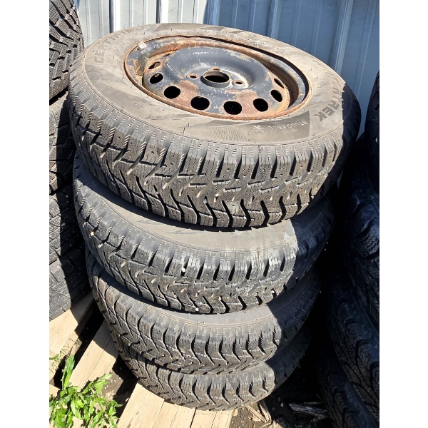 4 CERTIFIED WINTERTREK 185/70 R14 TIRES