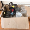 Image 1 : ASSORT. VASES, BASKETS AND METAL CANDLE HOLDER