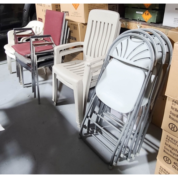 ASST. OUTDOOR & INDOOR CHAIRS