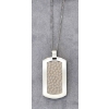 Image 1 : 22" NEW STEEL CHAIN W/ PENDANT STEEL & TITANIUM