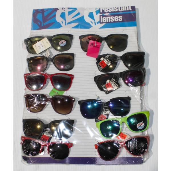 12 NEW DESIGNER SUNGLASSES