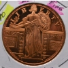 Image 1 : USA STANDING LIBERTY 1OZ .999 FINE COPPER COIN