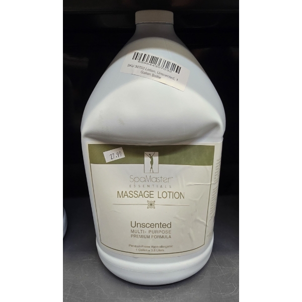 1 GALLON SPA MASTER UNSCENTED MASSAGE OIL