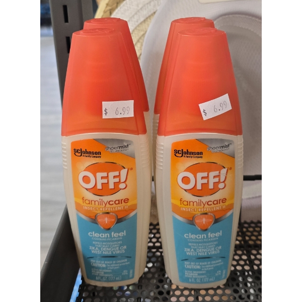 4 BOTTLES OFF! FAMILY CARE INSECT REPELLENT II