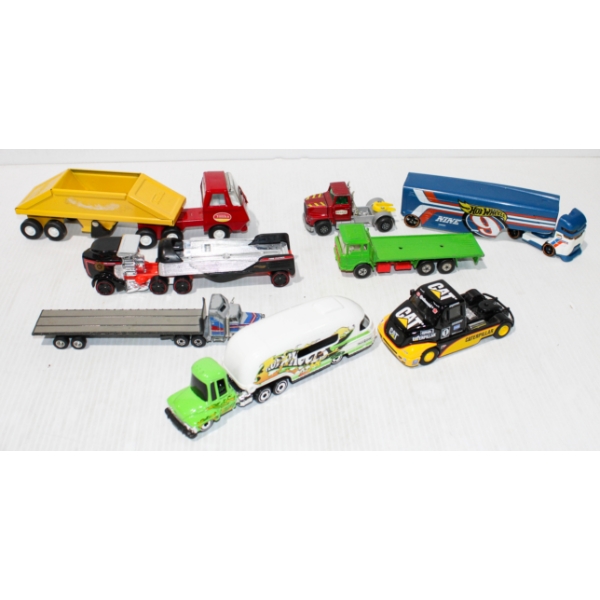 ASST. DIECAST TRUCKS - TONKA - HOT WHEELS - ETC.