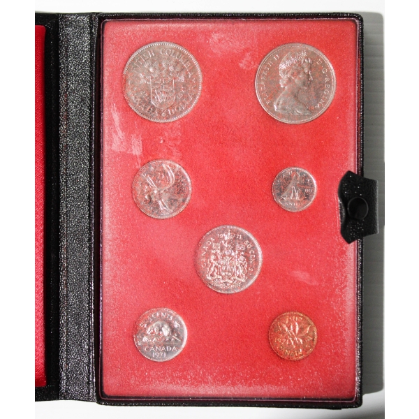 1971 B.C. CANADA PROOF MINT SEALED COIN SET