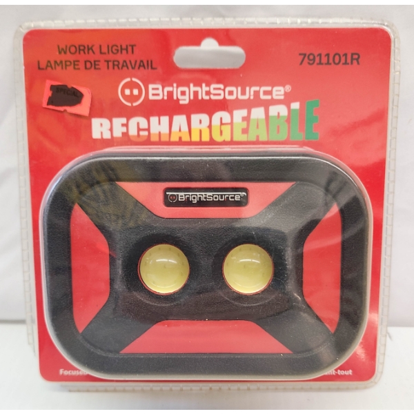 NEW BRIGHTSOURCE RECHARGEABLE WORK LIGHT