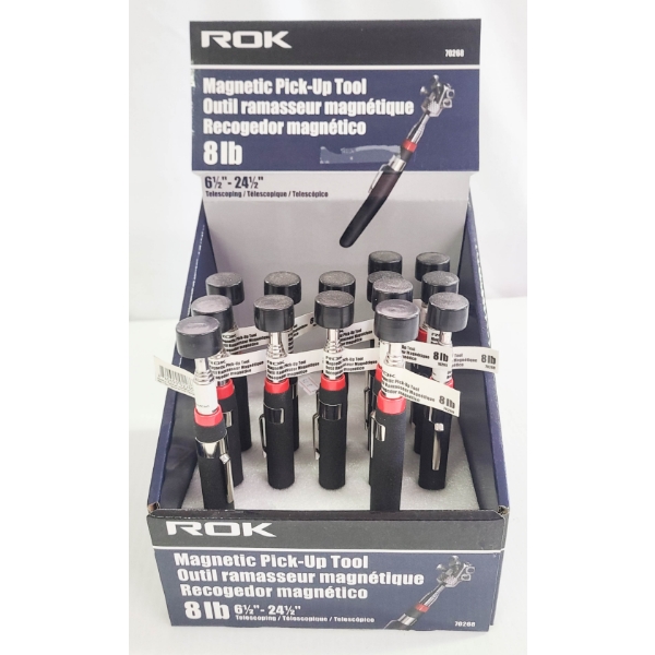 14 MAGNETIC EXTENDIBLE PICK-UP TOOLS