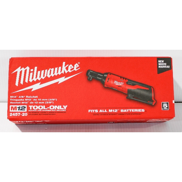 NEW MILWAUKEE M12 CORDLESS 3/8 RATCHET 