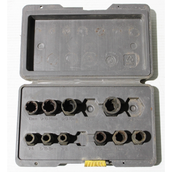 10PC MASTERCRAFT MAXIMUM BOLT EXTRACTOR SET 