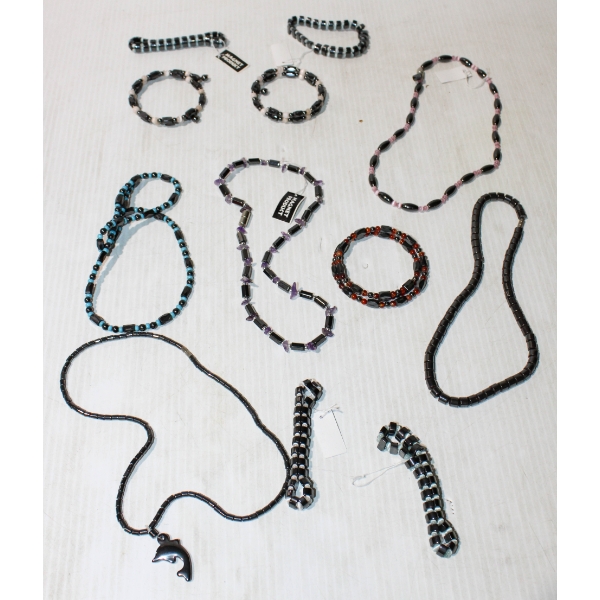 ASST. MAGNETIC NECKLACES & BRACELETS - DOLPHIN ETC.