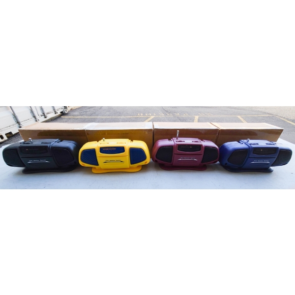 4 NEW AM/FM SUNTONE MINI RR2500 RADIOS