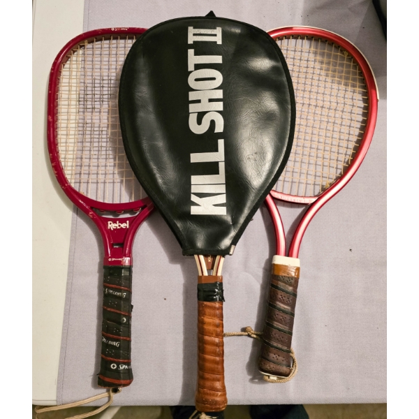 3 RACQUETBALL RACKETS