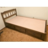 Image 1 : HARDWOOD SINGLE BED WITH 3 STORAGE DRAWERS