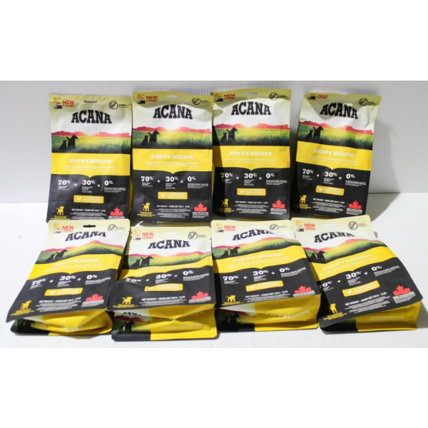 8 X 12 OZ HIGH END TRAVEL SIZE DOG FOOD - PUPPY RECIPE 