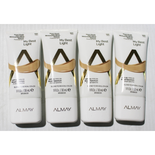 4 ALMAY SMART SHADE ANTI AGING FOUNDATION W/ SPF 20