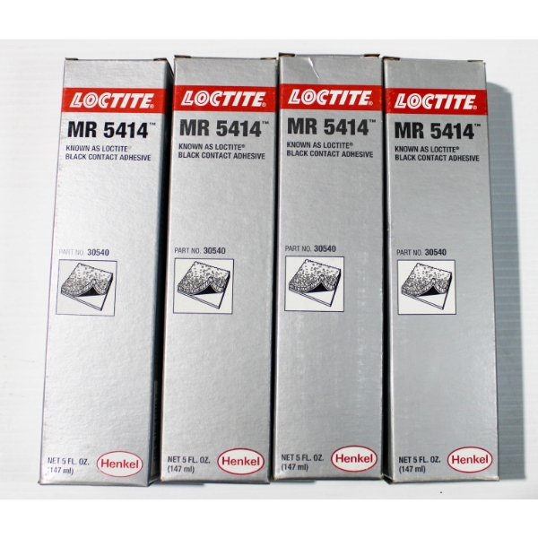4 X 147ML LOCTITE MR 5414 BLACK CONTACT ADHESIVE