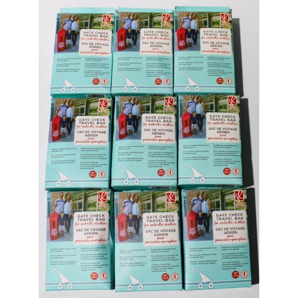 9 GATE CHECK TRAVEL BAGS **GREAT FOR STORAGE BAGS**