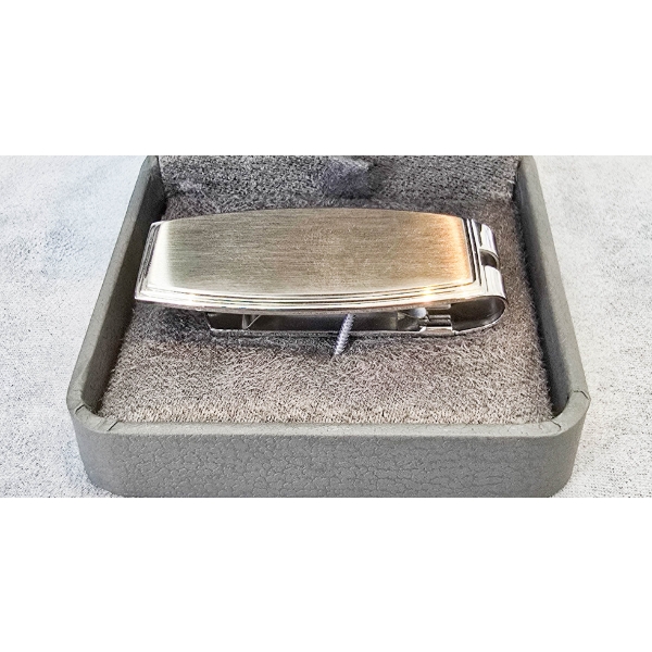 NEW STEEL MONEY CLIP - ENGRAVABLE