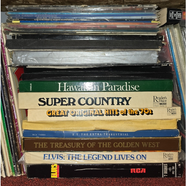 ASSORT. ELVIS RECORDS AND MORE 