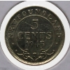 Image 1 : 1943C A.U. NEWFOUNDLAND SILVER 5 CENT
