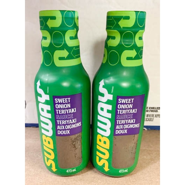 2 X 473ML SUBWAY SWEET ONION TERIYAKI SAUCE