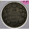 Image 1 : 1918 CANADIAN SILVER 50 CENT COIN